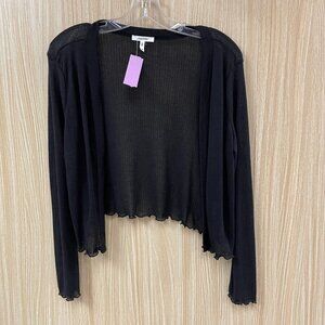 Maurices Black Open Cardigan size Medium